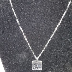 paparazzi Jewelry - Silver "Own Your Journey" Pendant Necklace paparazzi Jewelry - Silver "Own Your Journey" Pendant Necklace